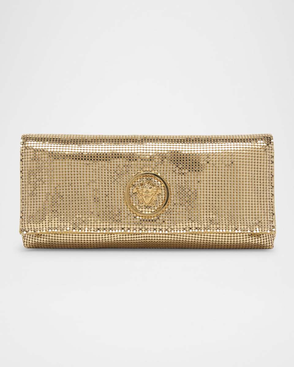 La Medusa Metal Clutch Bag